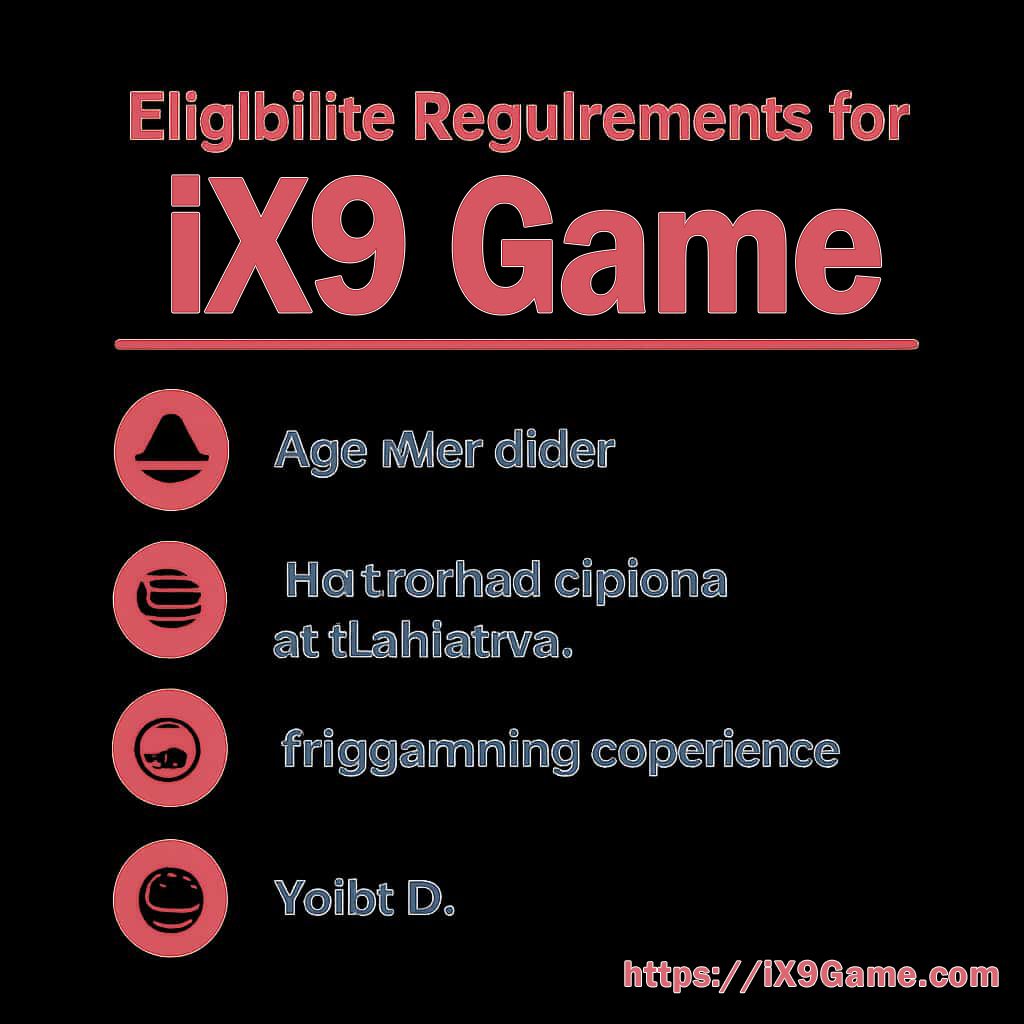 IX9 reference screen for eligibility for an account or feature