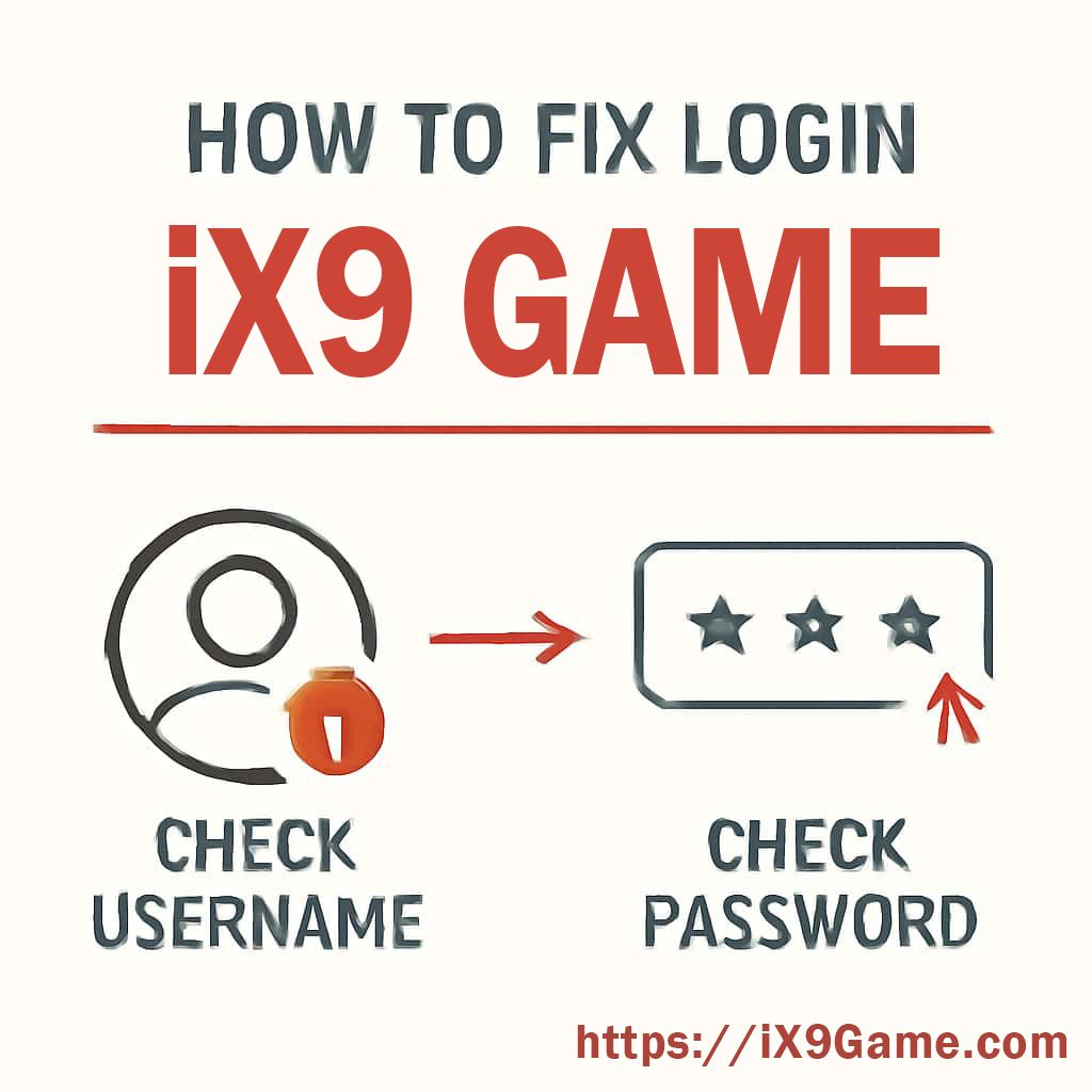 IX9 reference screen for a failed sign-in