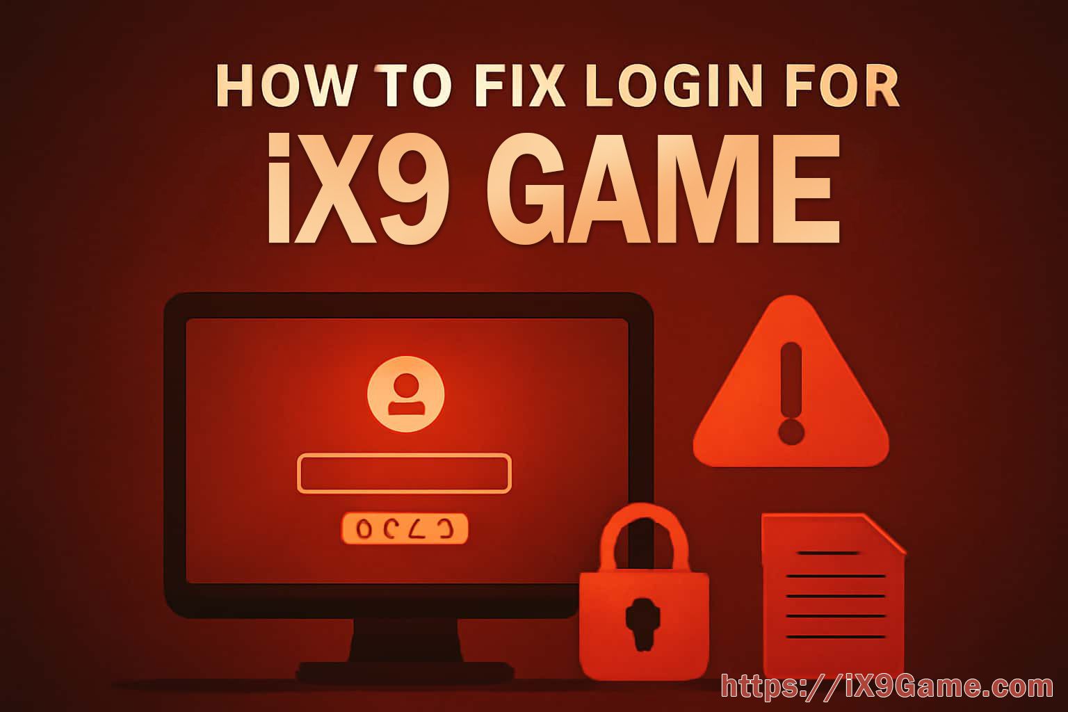 A Practical Route Back Into Your IX9 Account