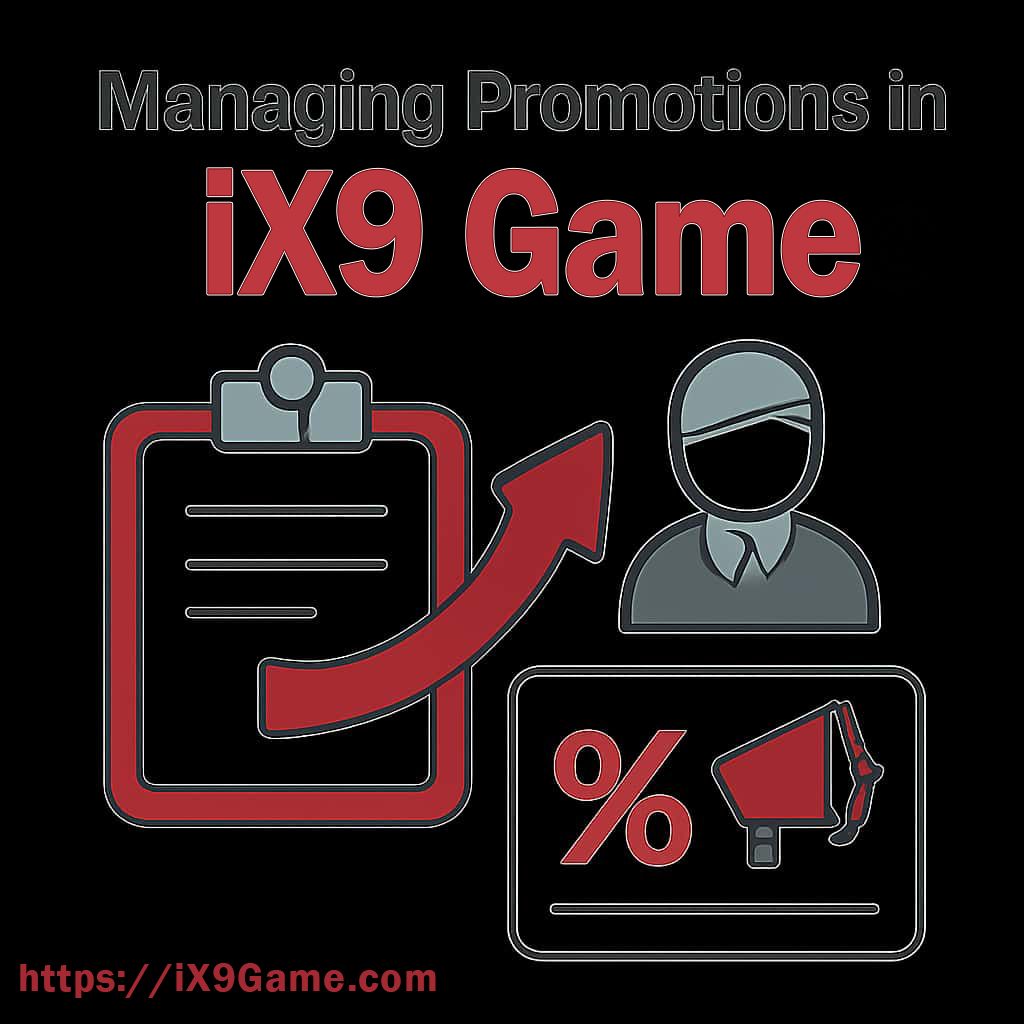 IX9 reference screen for several active promotions
