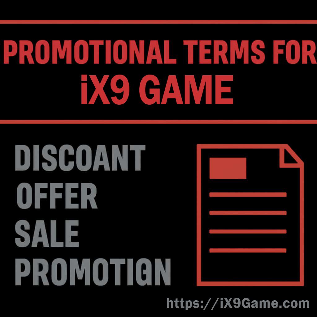 IX9 reference screen for a promotional terms page