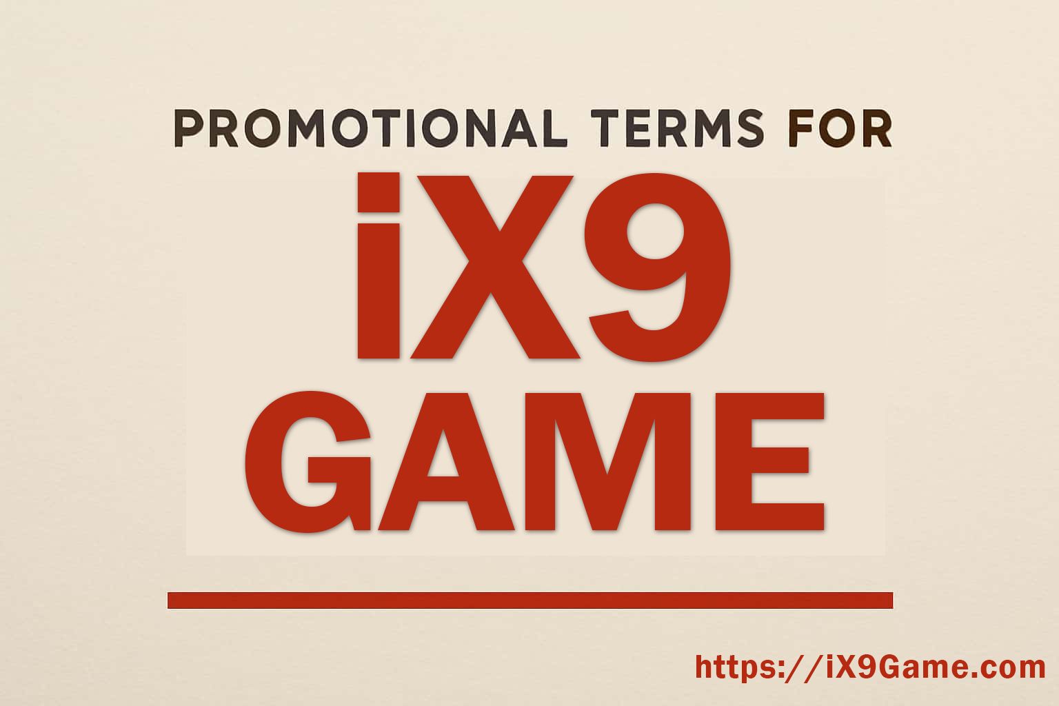 IX9 Promotional Terms: What Deserves a Second Look