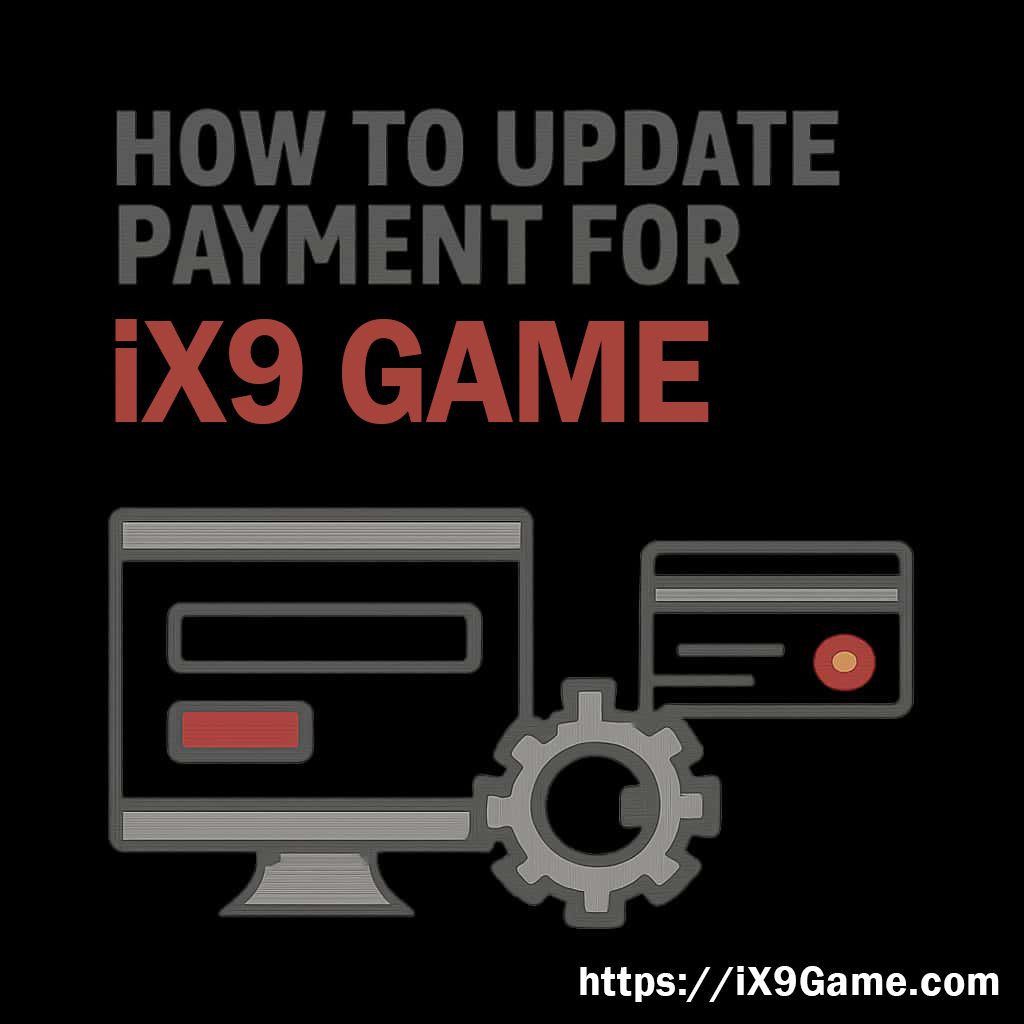 IX9 reference screen for a payment-detail update